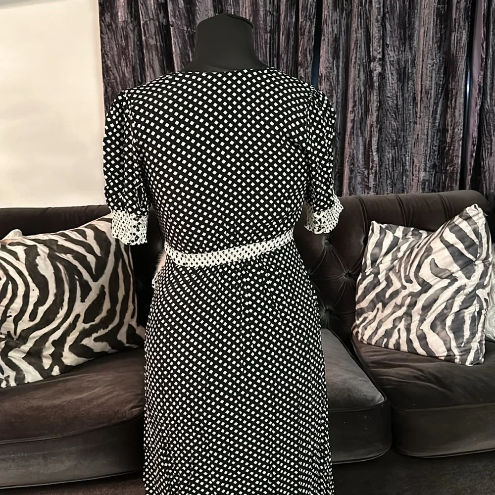 Maeve by anthropologie Womens Wrap Midi Dress - Picture 6 of 9